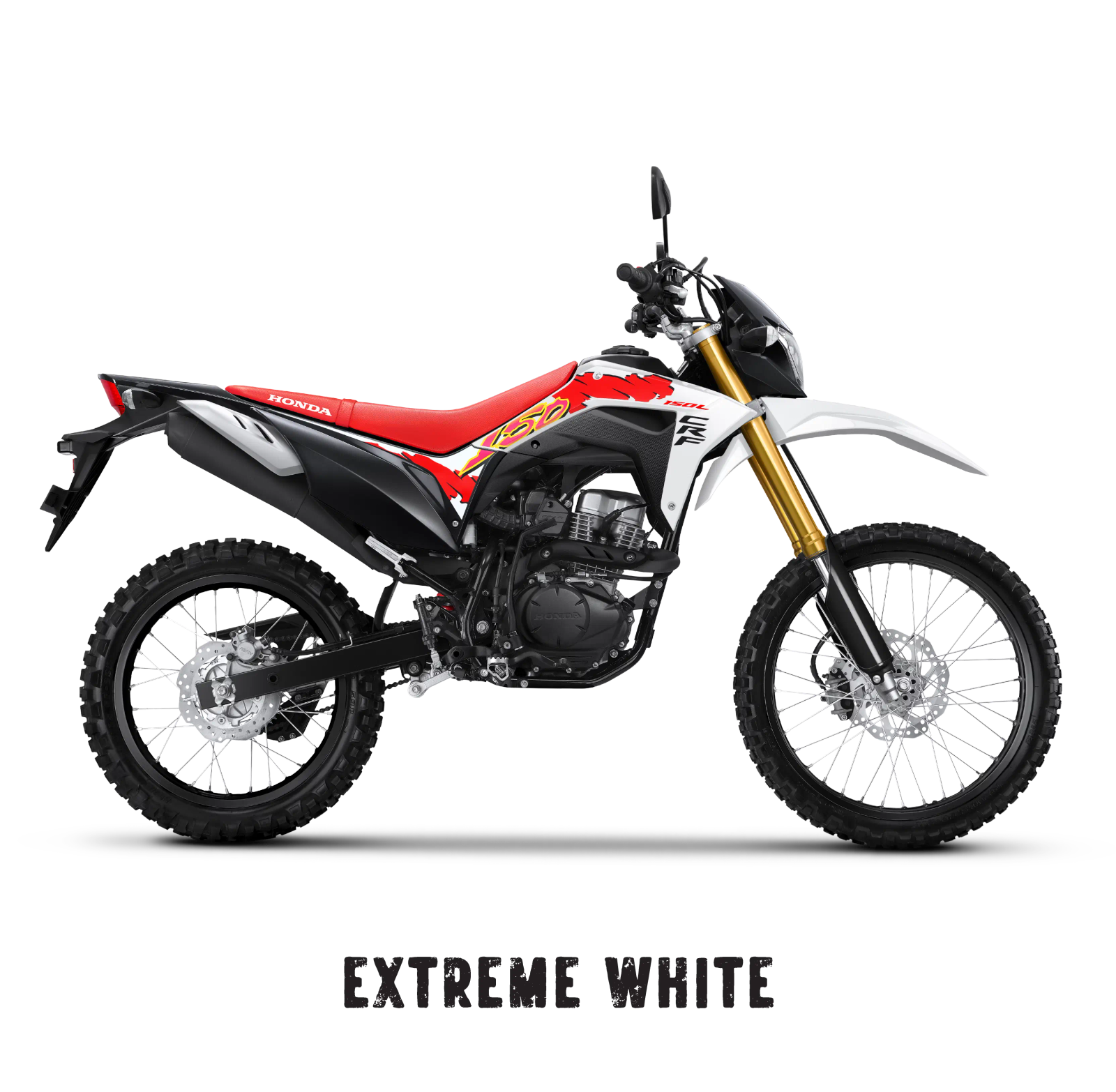 Honda CRF150L warna Extreme White