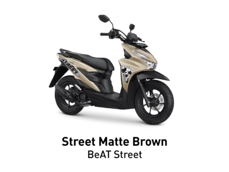 Honda BeAT Street warna Street Matte Brown