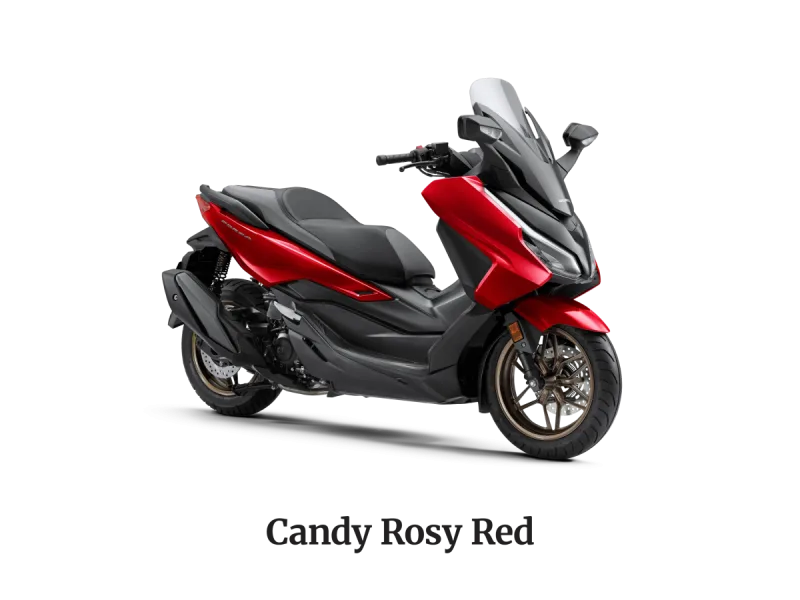 Honda Forza warna Candy Rosy Red