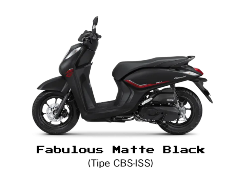Honda Genio warna Fabulous Matte Black
