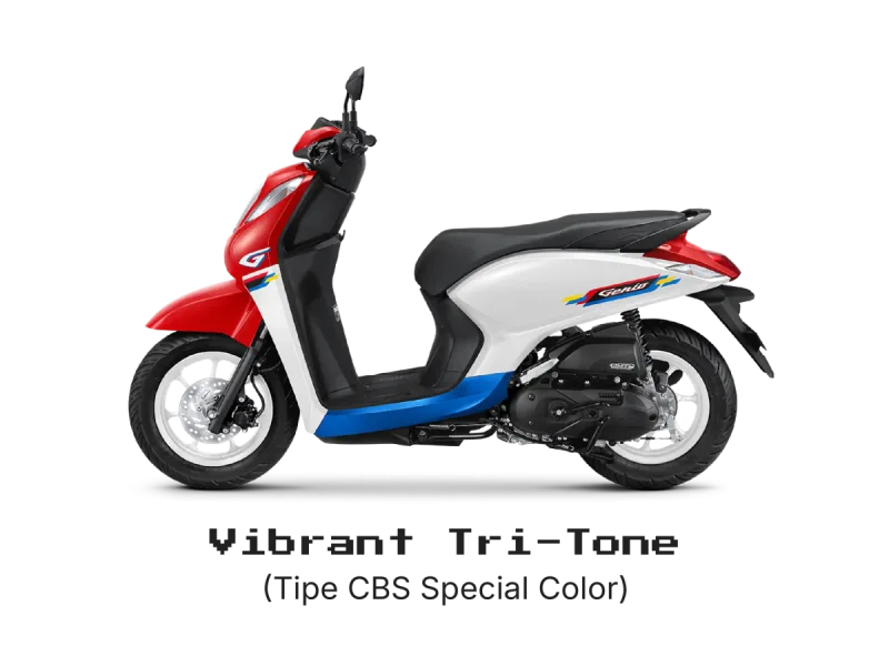 Honda Genio warna Vibrant Tri-Tone
