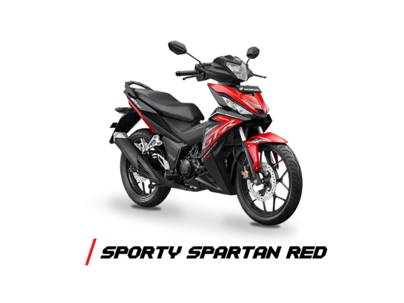 Honda Supra GTR 150 warna Sporty Spartan Red