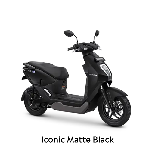 Honda ICON e: warna Iconic Matte Black