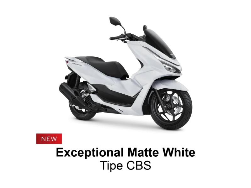 Honda PCX 160 warna Exceptional Matte White