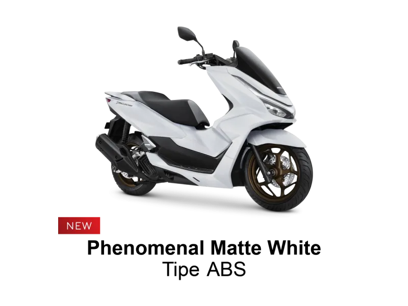 Honda PCX 160 warna Phenomenal Matte White