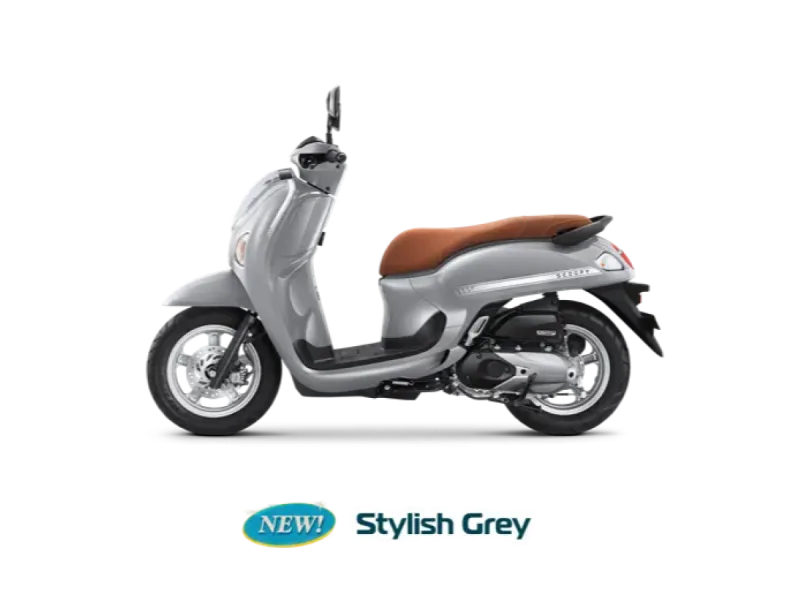 Honda Scoopy warna Stylish Grey