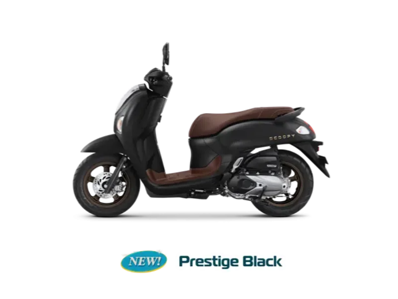 Honda Scoopy warna Prestige Black