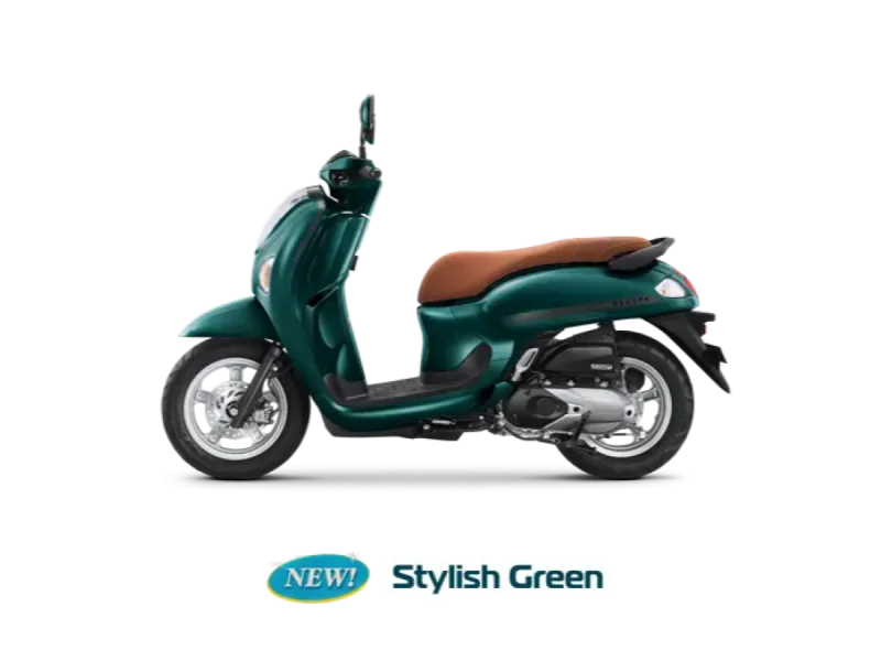 Honda Scoopy warna Stylish Green