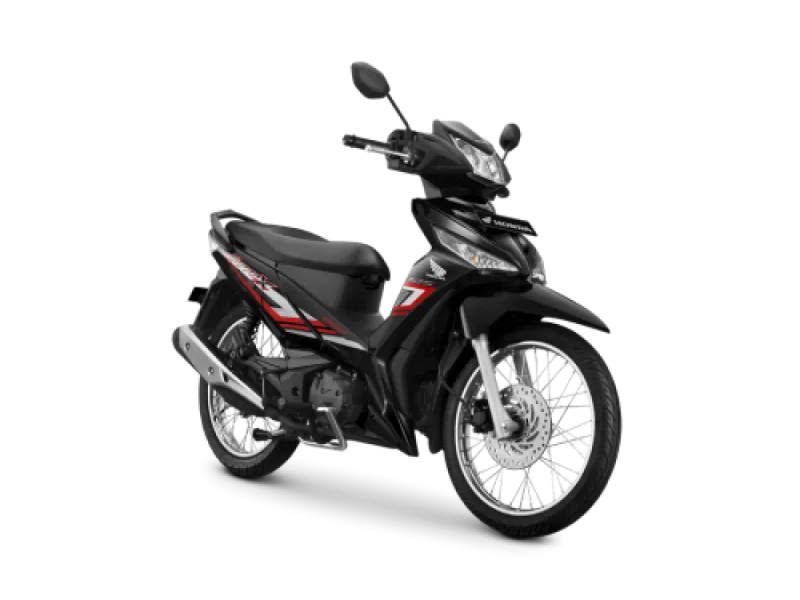 Honda Supra X 125 FI warna Quantum Black