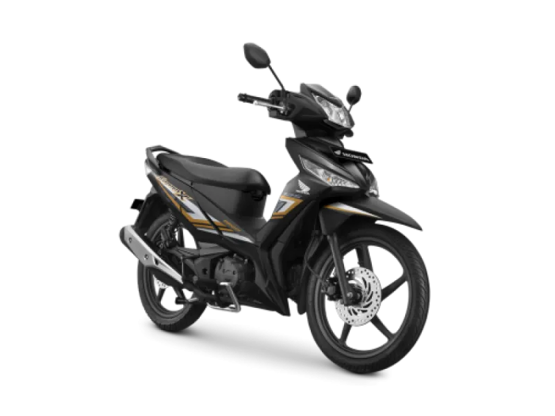 Honda Supra X 125 FI - Golden Matte Black