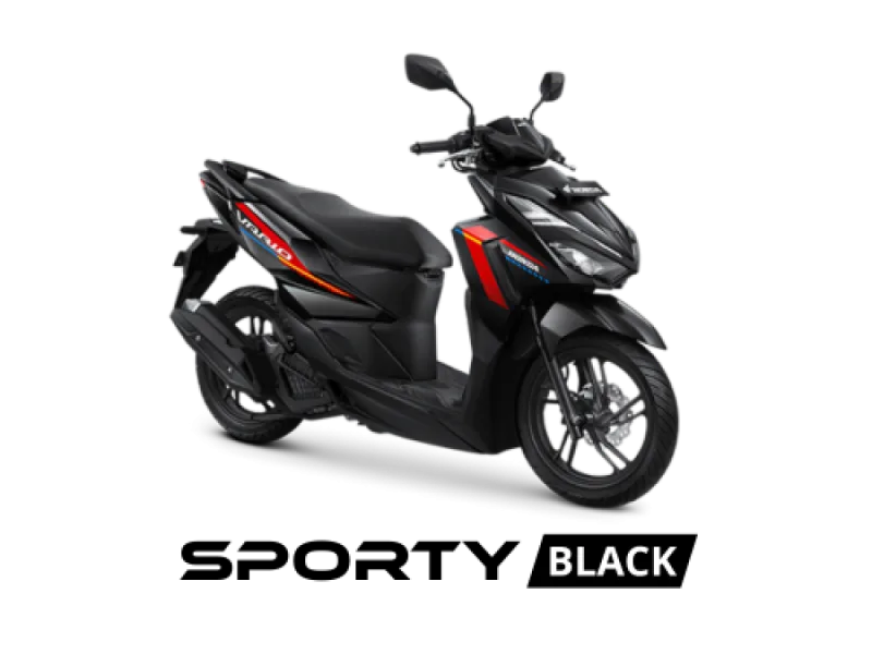 Honda Vario 125 warna Sporty Black