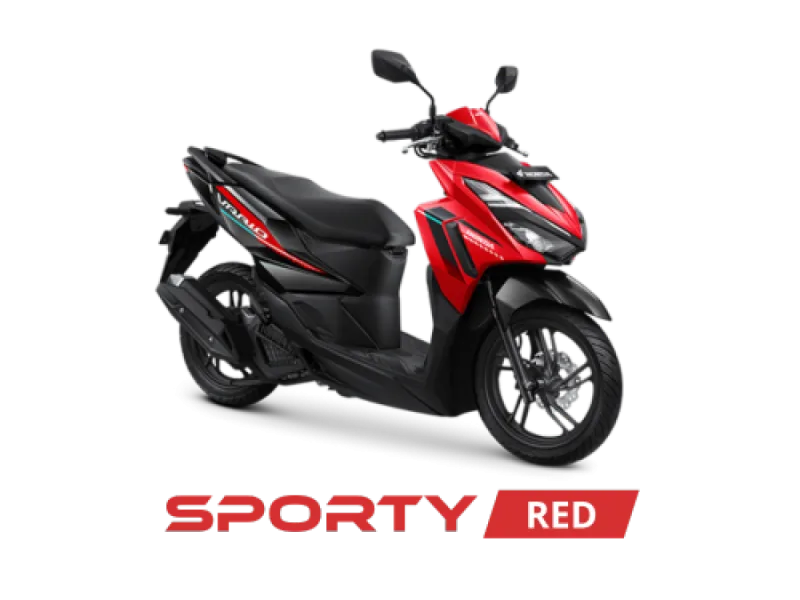 Honda Vario 125 warna Sporty Red