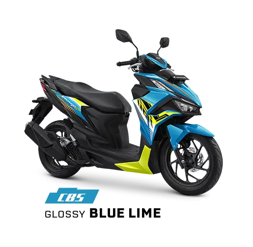 Honda Vario 160 warna Glossy Blue Lime
