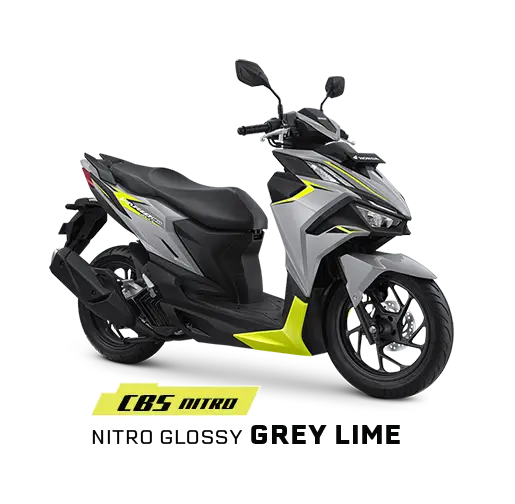 Honda Vario 160 warna Nitro Glossy Grey Lime
